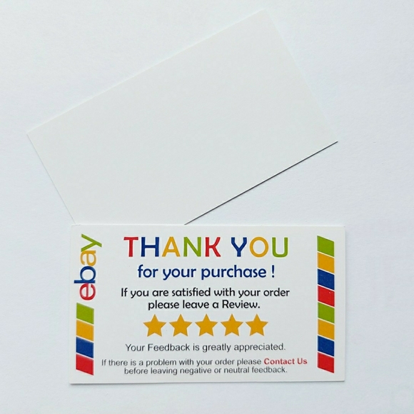 100 Thank You Cards - Picture 6 of 7